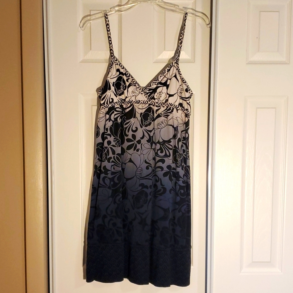 Roxy Strappy Ombre Sundress Sz L